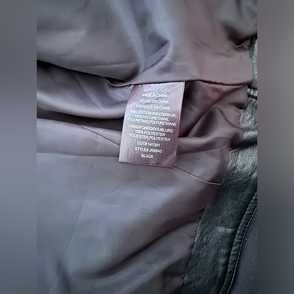 2B BeBe Faux Leather Jacket - Picture 3 of 8